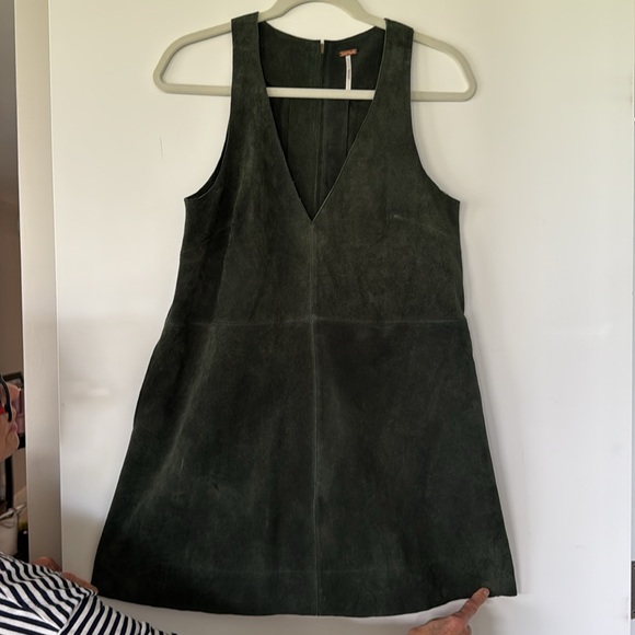 Free People Retro Love Suede Mini Dress - Picture 2 of 11